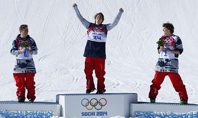 Кристенсен стал первым в истории олимпийским чемпионом на соревнованиях фристайлистов в слоупстайле